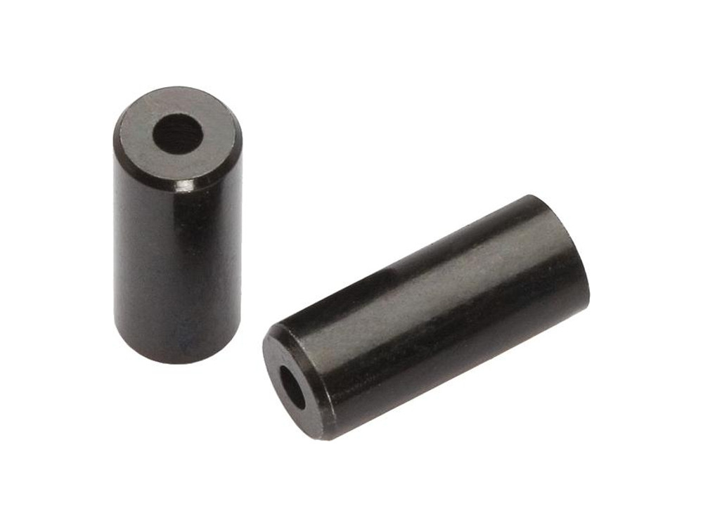 2 x Jagwire Endkappen mit Regenmantel 5mm für Bremszug silber-schwarz 2 x Jagwire Endkappen mit Regenmantel 5mm für Bremszug silber-schwarz