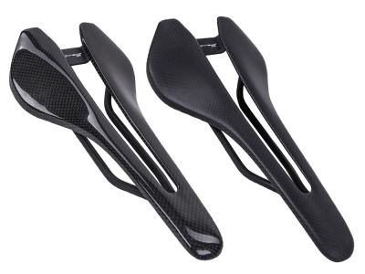 BERK COMPOSITES Saddle Lupina 3K-Carbon Width 132 mm Rail 7x9 mm oval (up to 100kg) mat