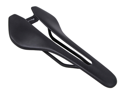 BERK COMPOSITES Sattel Lupina 3K-Carbon Breite 150 mm Gestell 7x9 mm oval (bis 100kg) matt