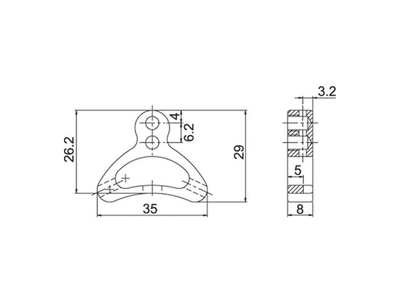 JAGWIRE Ersatzteil Kabeltrger mit Liner Cantilever...
