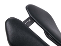 BERK COMPOSITES Sattel Lupina Carbon | Leder schwarz Breite 132 mm Gestell 7x9 mm oval (bis 100kg)