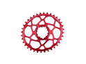 ABSOLUTE BLACK Chainring Direct Mount oval BOOST 148 | 1-speed narrow wide SRAM Crank | red 36 Teeth