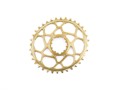 ABSOLUTE BLACK Chainring Direct Mount oval BOOST 148 | 1-speed narrow wide SRAM Crank | gold 30 Teeth