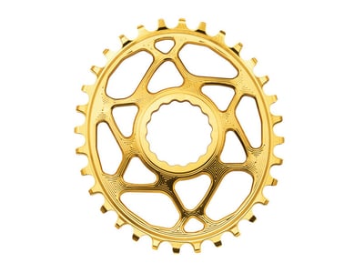 ABSOLUTE BLACK Kettenblatt Direct Mount oval BOOST 148 | Race Face Cinch Kurbel | gold 26 Zähne