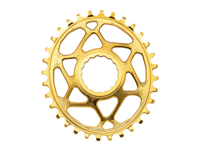 ABSOLUTE BLACK Chainring Direct Mount oval BOOST 148 | for Race Face Cinch crank | gold 28 Teeth