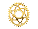 ABSOLUTE BLACK Kettenblatt Direct Mount oval BOOST 148 | Race Face Cinch Kurbel | gold 36 Zähne