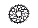 ABSOLUTE BLACK Chainring Direct Mount CX oval | 1-speed narrow wide for SRAM Crank | black 44 Teeth
