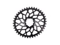 ABSOLUTE BLACK Chainring Direct Mount CX oval | 1-speed narrow wide for SRAM Crank | black 46 Teeth