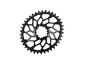 ABSOLUTE BLACK Chainring Direct Mount CX oval | 1-speed narrow wide for SRAM Crank | black 48 Teeth