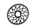 ABSOLUTE BLACK Kettenblatt Direct Mount CX oval | 1-fach narrow wide für SRAM Kurbel | schwarz 48 Zähne