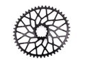 ABSOLUTE BLACK Kettenblatt Direct Mount CX oval | 1-fach narrow wide für SRAM Kurbel | schwarz 48 Zähne