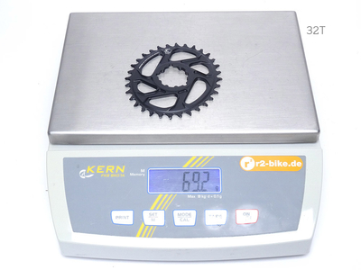 SRAM X-SYNC 2 XX1 | X01 | GX Eagle Direct Mount Kettenblatt oval 12-fach 3 mm Offset BOOST schwarz 34 Zhne