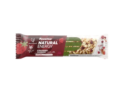 POWERBAR Energieriegel Natural Energy Cereal Vegan Strawberry & Cranberry 40g