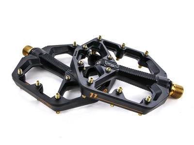 stamp gold pedals crankbrothers