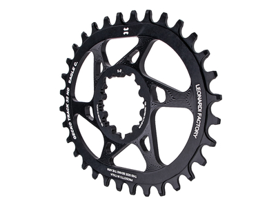 LEONARDI RACING Kettenblatt GECKO TRACK oval Direct Mount fr Capo Kurbel | SRAM 3-Loch | BOOST