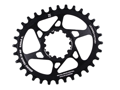 LEONARDI RACING Chain Ring GECKO TRACK oval Direct Mount...