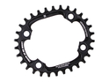 LEONARDI RACING Chainring TRACK oval 1-speed | BCD 96 for Shimano Cranks