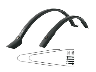 SKS Fender SET "VELO 42 URBAN" black with Strives