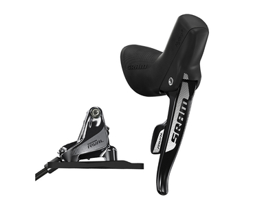 SRAM Rival 1 / 22 Shift- | Brakelever incl. hydraulic brake black | Flat Mount Rearbrake / Lever left / 2-speed