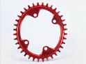GARBARUK Chainring Melon oval 1-speed narrow-wide BCD 96 Shimano XT-M8000 Crank 34 Teeth green