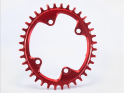 GARBARUK Chainring Melon oval 1-speed narrow-wide BCD 96 Shimano XT-M8000 Crank 34 Teeth purple