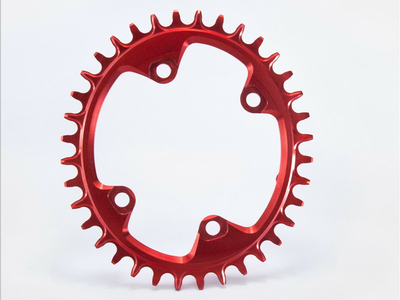 GARBARUK Kettenblatt Melon oval 1-fach narrow-wide LK 96 Shimano XT-M 8000 Kurbel 38 Zhne grn