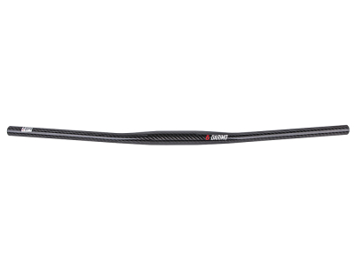 DARIMO Handlebar Carbon MTB Flatbar 9° | 31,8 mm 3K bright / red 680 mm