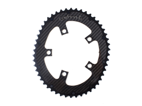 CARBON-TI Chainring Set X-CarboCam Oval BCD 110 | 50/36...
