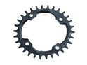 GARBARUK Chainring Melon oval 1-fach narrow-wide LK 94 mm Sram  30 teeth red