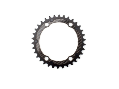 CARBON-TI Chainring X-CarboRing EVO 4-Arm LK 110 asymmetric | Dura