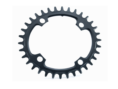 GARBARUK Chainring Melon oval 1-fach narrow-wide LK 96 mm Shimano symmetrisch 30 Teeth blue