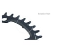GARBARUK Chainring Melon oval 1-fach narrow-wide BCD 104 mm