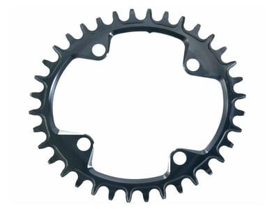 GARBARUK Chainring Melon oval 1-fach narrow-wide BCD 104 mm 34 Teeth black