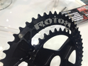 ROTOR Kettenblatt Q-Rings Doppel | Direct Mount Oval Spidering 2-fach für ALDHU | VEGAST | INPOWER | 2INPOWER Kurbel 53-39 Zähne