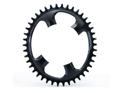 GARBARUK Chainring Melon oval 1-fach narrow-wide BCD 110 mm Shimano FC-9000 asymmetrisch  52 Teeth violett