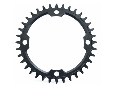 GARBARUK Chainring Melon oval 1-fach narrow-wide BCD 120 mm SRAM 42 Teeth black