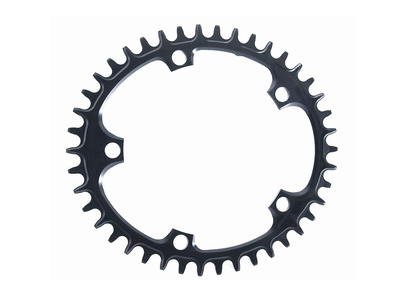 GARBARUK Chainring Melon oval 1-fach narrow-wide BCD 130 mm  44 Teeth orange