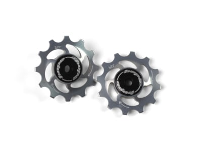 HOPE Set Jockey Wheels 12 Teeth silver