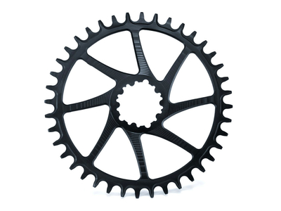 GARBARUK Chainring Round Direct Mount | 1-speed narrow-wide SRAM GXP Road/CX 42 Teeth blue