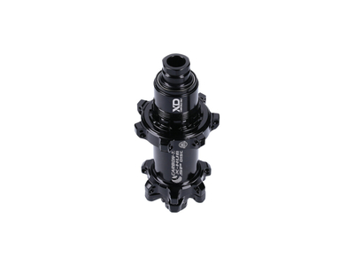 CARBON-TI Hinterradnabe X-Hub SP 6-Loch X-12 XD fr 12x142 mm Steckachse | Freilauf SRAM XD giftgrn 28 Loch