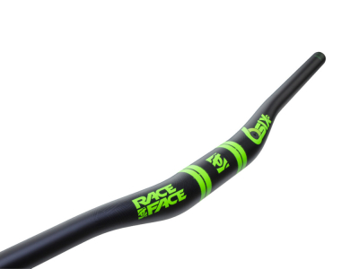 RACE FACE Handlebar SixC 35 Carbon 20 mm Riser 35 x 820 mm coloured green
