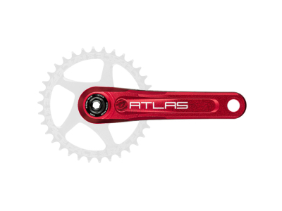RACE FACE Kurbelarme Atlas CINCH System farbig 175 mm rot
