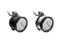 SON Dynamo LED spotlight Edelux II for hanging mounting with cable | StVZO silver polished