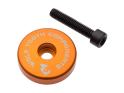 WOLFTOOTH Ultralight Stem Cap with Integrated Spacer | 5 mm orange
