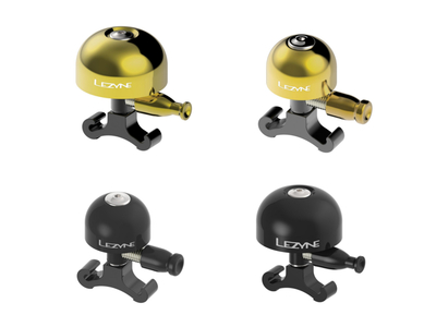 LEZYNE Bell Classic Brass black matte | small