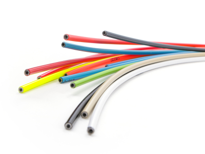 CAPGO Shift Cable Housing Blue Line | 3 m neon red