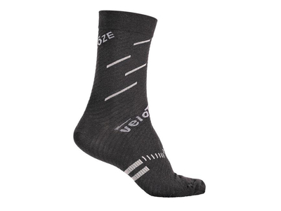 VELOTOZE Socks Merinowool | black/grey