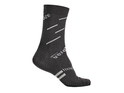 VELOTOZE Socken Merinowolle | schwarz / grau S / M | 37 - 42,5