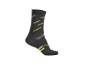 VELOTOZE Socken Merinowolle | schwarz / gelb S/M | 37 - 42,5