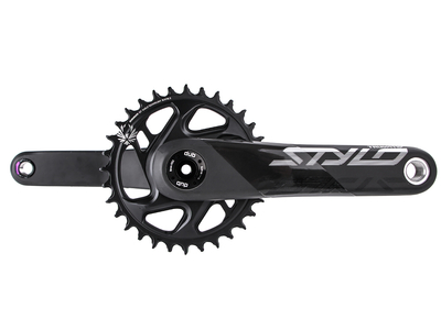 TRUVATIV Crank Stylo Carbon Eagle DUB black 1x12 | X-SYNC 2 Direct Mount chainring 32 teeth